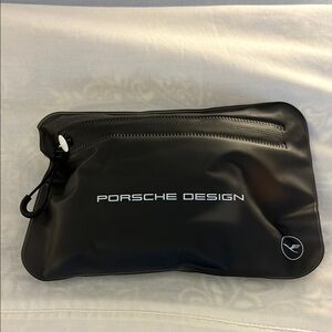 Porsche Design Black Toiletry Bag with Sleek Sheen